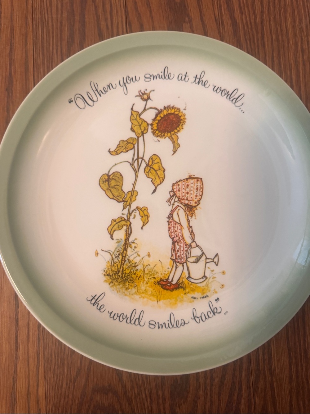 Vintage Holly Hobbie- collectors edition plate